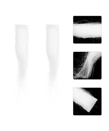 White Eyebrows Facial Hair for Cosplay | Christmas Masquerade Costume Props | International Shipping Available - Buy Online on GoSupps.com