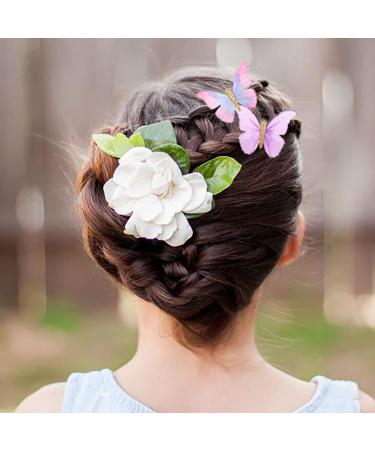 mciskin Butterfly Hair Clips Baby Hair Clips Butterfly Glitter Barrette for Women Girl and Infant (8pc- Colorful Butterfly) - Buy Online on GoSupps.com