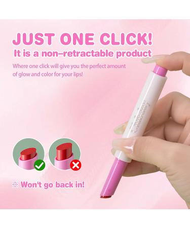 Clubday Hydrating Tinted Lip Balm Natural Lip Plumper Gloss Lightweight Moisturizing Lip Care-03 - Buy Online on GoSupps.com