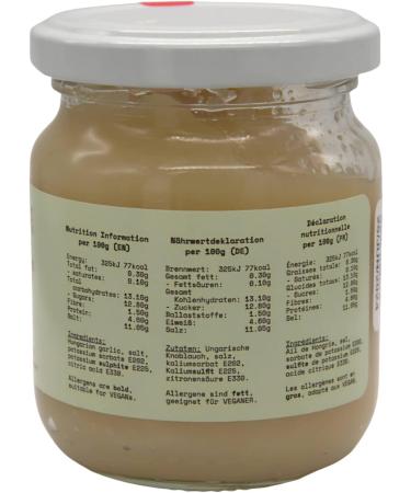 Menol Spices Garlic Paste 210g - Authentic EU (Hungary) Garlic Puree for Fresh Gourmet Flavors - Buy Online on GoSupps.com
