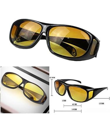 Buy Keilini Libyi & Dotmalls Night Vision Glasses - 2PCs for Driving | Enhance Nighttime Visibility - Buy Online on GoSupps.com