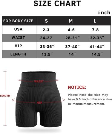 NOVA ACTIVE Women's High Waist Tummy Control Workout Shorts - Black/Beige/Blue - Large | Gym, Yoga & Running Shorts - Buy Online on GoSupps.com