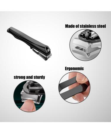 1 Piece of Nail Clippers 1 Piece of File 1 Piece of Storage Box 360-Degree Rotation Stainless Steel Nail Clippers Manicure Tool Set Portable Nail Set Suitable for All Ages - Buy Online on GoSupps.com