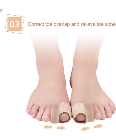 Comfortable Gel Toe Separators for Bunions - Balanced & Stable Multi-Purpose Fiber Toe Dividers - Buy Online on GoSupps.com