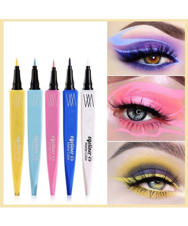 Eyeliner smudge-proof waterproof color eyeliner easy to color long-lasting fast-drying ultra-fine eyeliner (8) - Buy Online on GoSupps.com