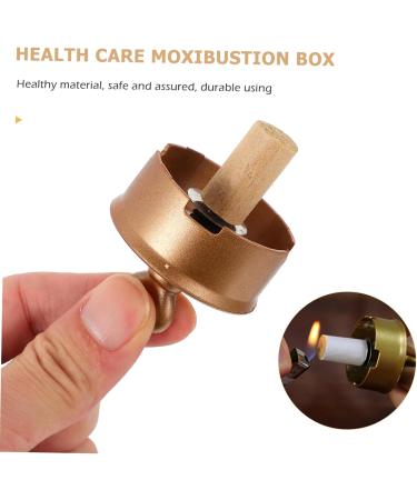 Beavorty Moxibusion Box - Portable Plastic Holder & Practical Moxa Tool Set (2pcs) for Effective Moxibustion Therapy - Buy Online on GoSupps.com