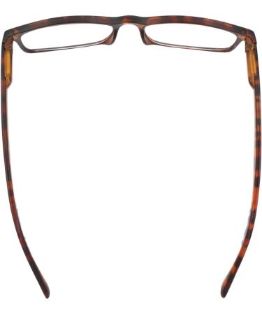 TBOC Reading Glasses +1.00 for Men & Women - Brown Tortoise Frame | Diopter Strength for Seniors & Trendsetters | Perfect for PC & Cell Phone Use - Buy Online on GoSupps.com