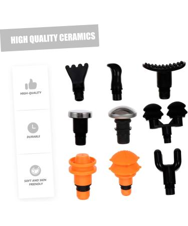 Beaupretty 9-Piece Massage Head Set - Replaceable Percussion Attachments for Deep Tissue & Fascia Body Massage Ultimate Fitness Recovery Tool - Buy Online on GoSupps.com