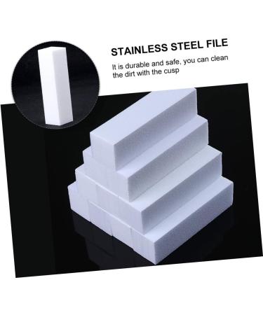 minkissy Toenail File Nail File Kit Nail Sanding Buffer Nail Sanding Block Nail Files Board Nail Files and Buffers Buffing Block Double Sided Nail Files Manicure Tools Pedicure White Baby - Buy Online on GoSupps.com