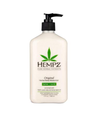 Hempz ORIGINAL Herbal Body Moisturizer 21oz - Hydrating Lotion for Soft Skin - Buy Online on GoSupps.com