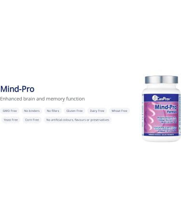 CanPrev Mind-Pro Formula | 120 Softgels l Improves Concentration l With Vitamin B12 & B6 - Buy Online on GoSupps.com