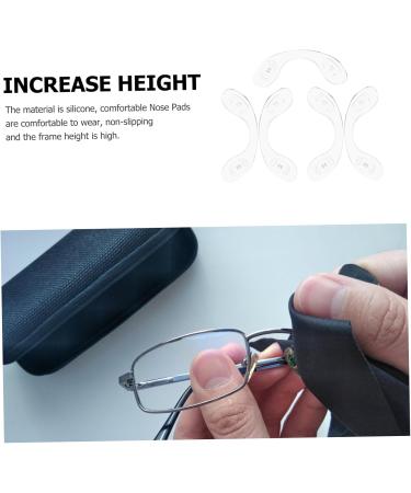 Lalafina 15 PC Glasses Nose Support Comfortable & Adjustable Clear Bicycle Sunglasses with Replaceable Nose Pads Universal Fit & Silica Gel Design for Kids - Buy Online on GoSupps.com
