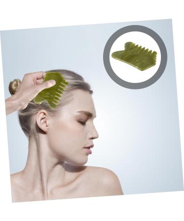 Frcolor 7 STK Xiuyan-Jade Gua Sha Massage Tools Set for Facial Skin Care - Natural Jade Facial Massage Tool for Relaxation & Beauty - Buy Online on GoSupps.com