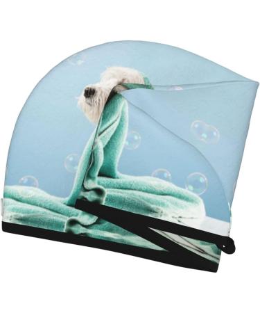 Microfiber Hair Towel for Dogs & Women - Ultra Absorbent Coral Velvet Wrap for Long Curly & Thick Hair - Buy Online on GoSupps.com