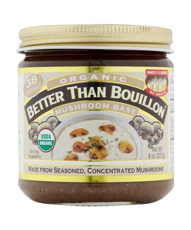Better Than Bouillon Mushroom Base Organic, 8 Ounce Jars (Pack of 1) 8 Ounce (Pack of 1)