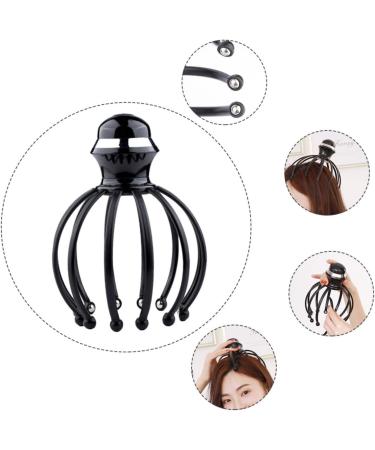 Minkissy 1stk Head Massage Device - Manual Scalp & Back Massager Scalp Scratching Tool 18x14.5cm Black - Ultimate Relaxation - Buy Online on GoSupps.com