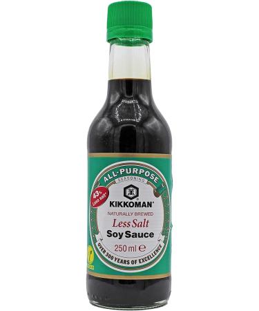 Kikkoman Less Salt Soy Sauce 250ml - Pack of 2 - Buy Online on GoSupps.com