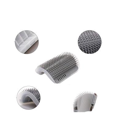 Cat Self Groomer with Catnip Pouch 4 Pack - Grooming Brush & Massage Comb for Cats - Kitten & Puppy Tool - Buy Online on GoSupps.com