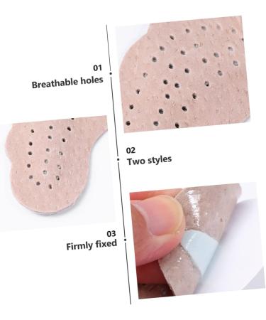 NOLITOY High Heel Pads - Forefoot Pad Inserts for Comfort & Grip | Non-Slip Leather Insoles for Heels - Foot Orthotic Support - Buy Online on GoSupps.com