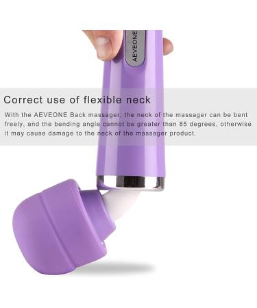 AEVEONE Wired Handheld Electric Massager - Strong Vibrations for Sports Recovery & Muscle Pain Relief (Light Purple) - Buy Online on GoSupps.com