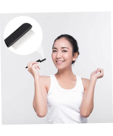 Ipetboom 6 Pcs Folding Steel Needle Eyebrow Comb & Eyelash Separator - Durable Makeup Tools for Perfect Lashes - Buy Online on GoSupps.com