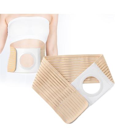 Abdominal Ostomy Belt Adjustable Stoma Support Belt Abdominal Colostomy Post-Operative Care After Colostomy ileostomy Surgery for Colostomy Patients Prevent Parastomal Hernia Stoma Opening(Medium)