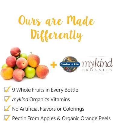 Garden of Life MyKind Organics Kids Multi - Organic Cherry Flavor Vegan Gummy Bears (120 Count) - Buy Online on GoSupps.com
