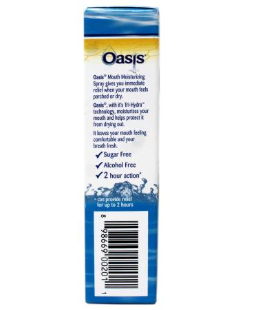 Oasis Mouth Moisturizing Spray Mild Mint 1 Fl Oz - Buy Online on GoSupps.com