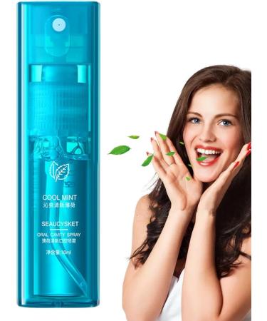 Breathing Fresh: Sugar-Free Bad Breath Spray | PH-Balanced 11ml Travel Mouthwash | Refreshing Floral & Fruity Fragrance for Oral Care - Buy Online on GoSupps.com