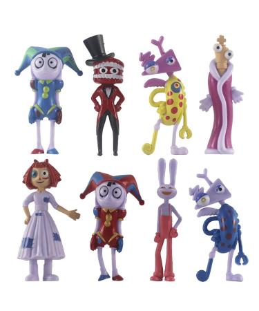 8PCS Amazing Mini Figures Amazing Cake Toppers Cake Decoration Mini Figures Set for Boys Girls Birthday Party Babay Showers Celebration Supplies