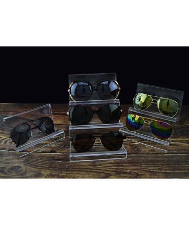 Multi-Layered Transparent Glass Stand - Multifunctional Ornaments for Sunglasses | Ett Warehouse - Buy Online on GoSupps.com