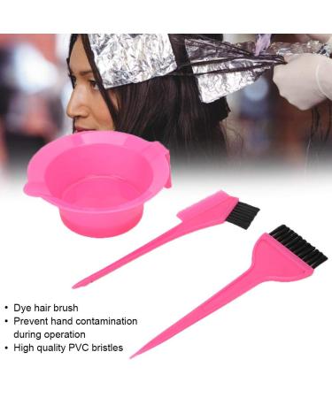 Dekaim Hair Dye Bowl Set | 3-Piece Pink Hair Bleaching Mixing Bowls | Hairdressing Accessories for Salon & Home Use - Buy Online on GoSupps.com