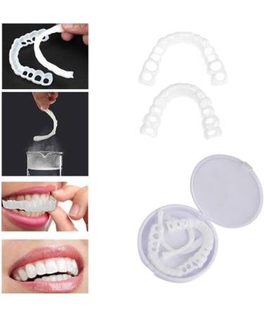 Jiazhouhb 2 Pairs Temporary Fake Teeth - Dental Veneers Artificial Dentures White Cosmetic Prostheses for International Shipping - Buy Online on GoSupps.com