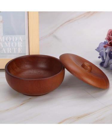 Space-Saving Wooden Shaving Brush Bowl - Easy to Use for Men & Kids | Ideal for Home & Barbershops - Buy Online on GoSupps.com