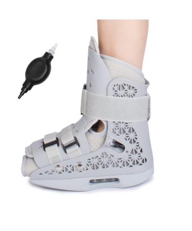 Medical inflatable hiking shoe Walker Boot Fracture Boot Air Walker Orthesis for waved ankles foot pain relaxation stress fracture broken foot Achilles tendon inflammation (m)