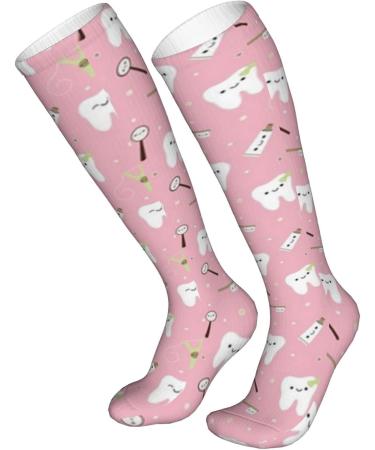 Dental Fabric Compression Socks for Men & Women | 15-20 mmHg Support for Running & Cycling | Best Circulation Boost - Buy Online on GoSupps.com