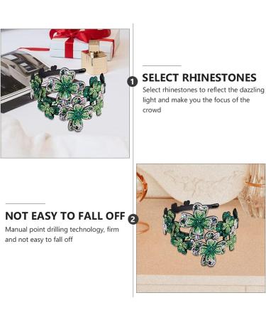 Lurrose Womens Headbands Flapper Headband 1920s Headpiece Rhinestone Headband for Women Womens Headband Green - Buy Online on GoSupps.com