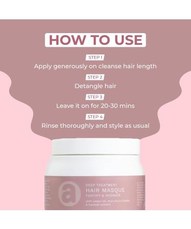 Deep Hair Masque for Curls | Revive & Define Wavy Frizzy Coily Hair | Baobab Protein & Murumuru Butter | SLS & SLES Free - 50g - Buy Online on GoSupps.com