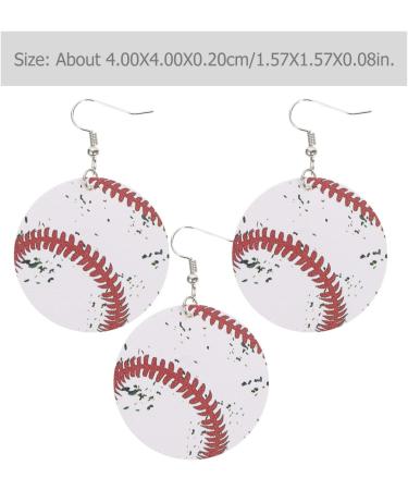 15 Pairs baseball earrings dangle earrings womens gifts earrings for women orrous sports balls earrings statement earrings for women ear jewelries Fashion lovers basketball leather - Buy Online on GoSupps.com