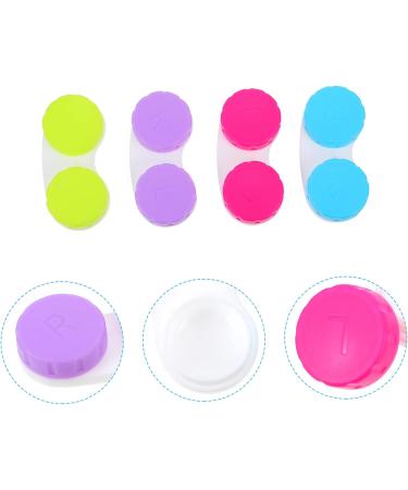 Heallily 30pcs Contact Lenses Storage Holder Travel Containers for Left & Right Eyes (Mixed Colors) | Essential Accessories for Eye Care - Buy Online on GoSupps.com