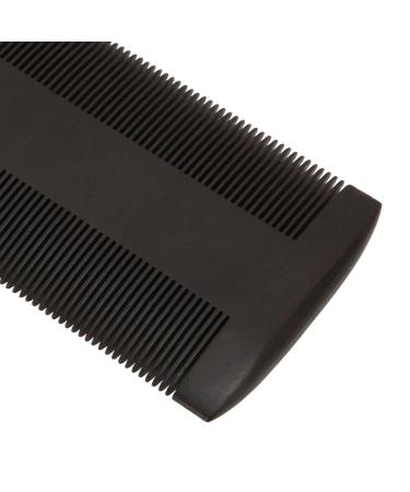 Men's Beard Comb - Double-Sided African Blackwood Lice Grooming Tool | Perfect for All Beard Types - Buy Online on GoSupps.com