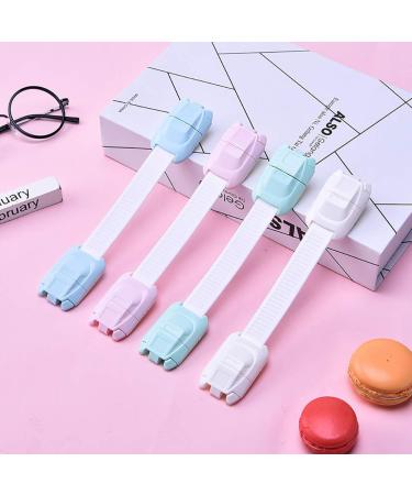 Zhouba Child Safety Locks - Adjustable Self-Adhesive Cabinet & Drawer Locks | White - Child Safety Essentials for Secure Homes - Buy Online on GoSupps.com