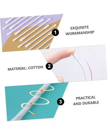 MERRYHAPY Cotton Swab Double-Headed Ear Cleaning Sticks - 2 Boxes of Cosmetic Care Buds for Perfect Ear Hygiene - Buy Online on GoSupps.com