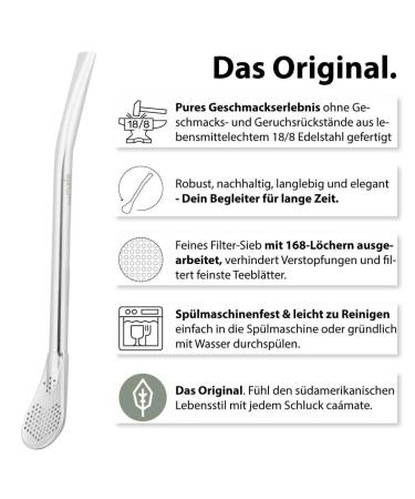 Organic Mate Tea Set for Two - 2 Cups 2 Bombillas & 300g Tea | Perfect Gift for Tea Lovers - International Shipping Available - Buy Online on GoSupps.com