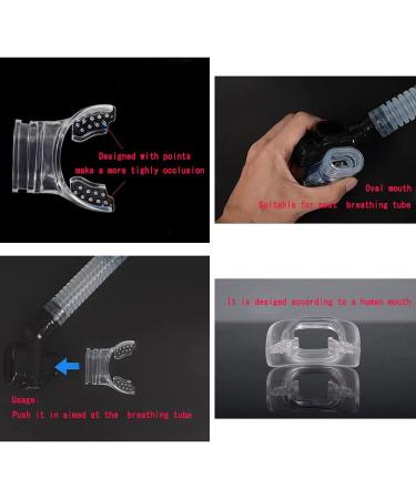 Mollytek 6 PCS Scuba Diving Regulator Mouthpiece - Transparent Silicone Snorkel Mouthpiece for Comfortable Fit - Spare Replacement for Most Standard Regulators | Scuba Diving Accessories - Buy Online on GoSupps.com