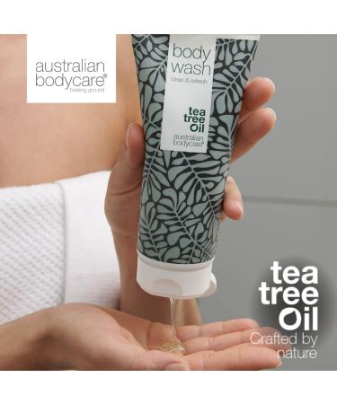 Australian Bodycare Body Wash 200ml | Tea Tree Oil Shower Gel for Skin Foot Wash | Daily Care for Spots, Pimples, Athlete's Foot, Ringworm, Acne & Body Odor | Pack of 1 - Buy Online on GoSupps.com