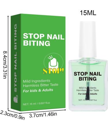 Puwaiio Stop Biting Nails Adults Thumb Sucking Prevention Liquid 15ml Long Lasting Anti Nail Biting Solution for Daily Home Travel - Buy Online on GoSupps.com