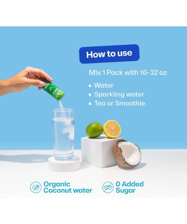BeBetter Organic Electrolytes Powder Packets | Sugar-Free Hydration Mix | Non-GMO Coconut Water Drink | 22 Sticks in Blueberry Pomegranate ACAI | No Artificial Flavors | International Shipping Available - Buy Online on GoSupps.com