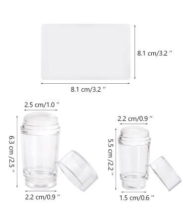 Nail Art Stamper Kit with French Tip Stamps, Scrapers, and Liner Brushes - 4PCS Set - Buy Online on GoSupps.com