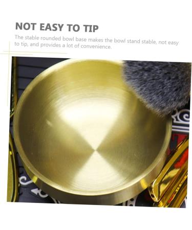 Buy Healeeved 304 Stainless Steel Rocking Foam Shell Razor Soap Cup Ideal Shaving Bowl for Men | International Shipping - Buy Online on GoSupps.com